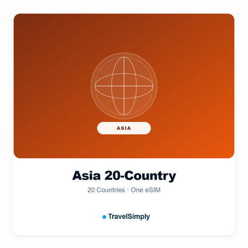 Asia 20-Country eSIM